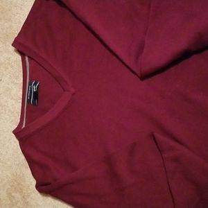 Men's Land's End Maroon Sweater